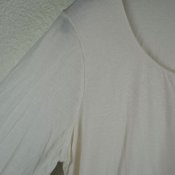 Pure Jill J. Jill Cream 3/4‎ Sleeve Modal Tee MP Petite - Picture 4 of 9